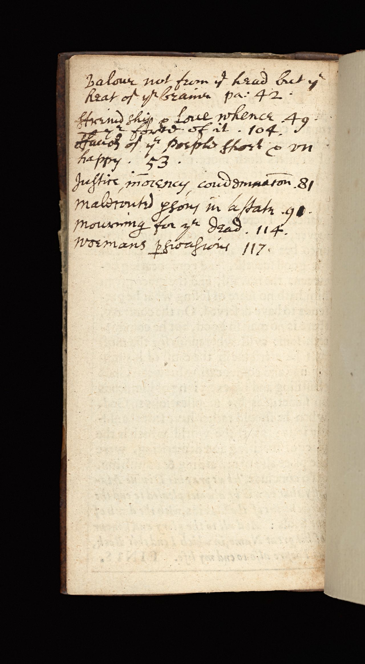 Virgilio Malvezzi, <em>Il Davide perseguitato = David persecuted... </em>, translated by Robert Ashley, London, printed for Humphrey Mosely, at the signe of the Princes Armes in St Pauls Church-Yard, 1647, State Library Victoria, Melbourne (RAREEMM 115/6)