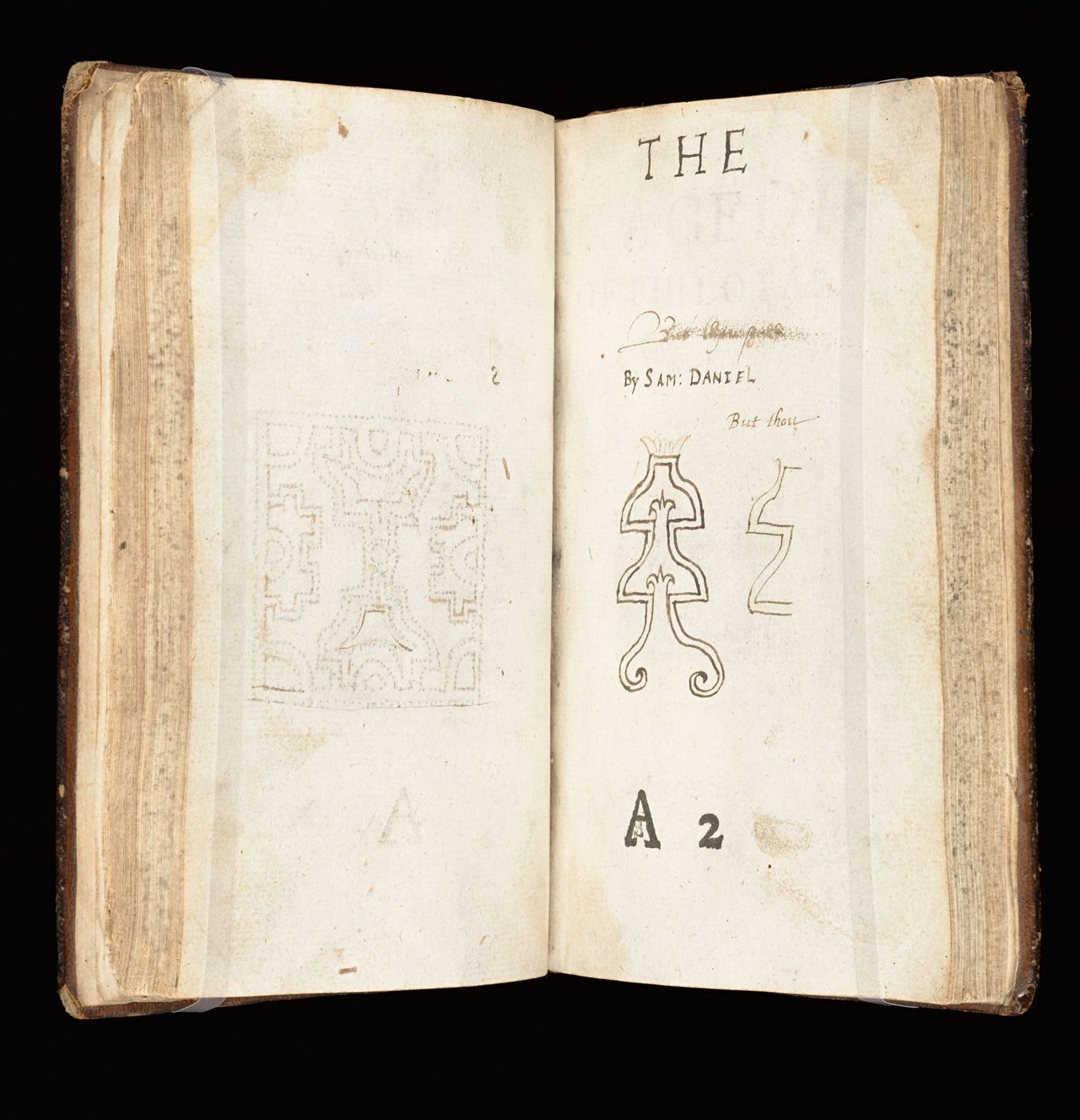 Samuel Daniel, <em>Certaine small poems lately printed: with, The tragedie of Philotas</em>, London, printed by G. Eld for Simon Waterson, 1605, State Library Victoria, Melbourne (RAREEMM 322/21)