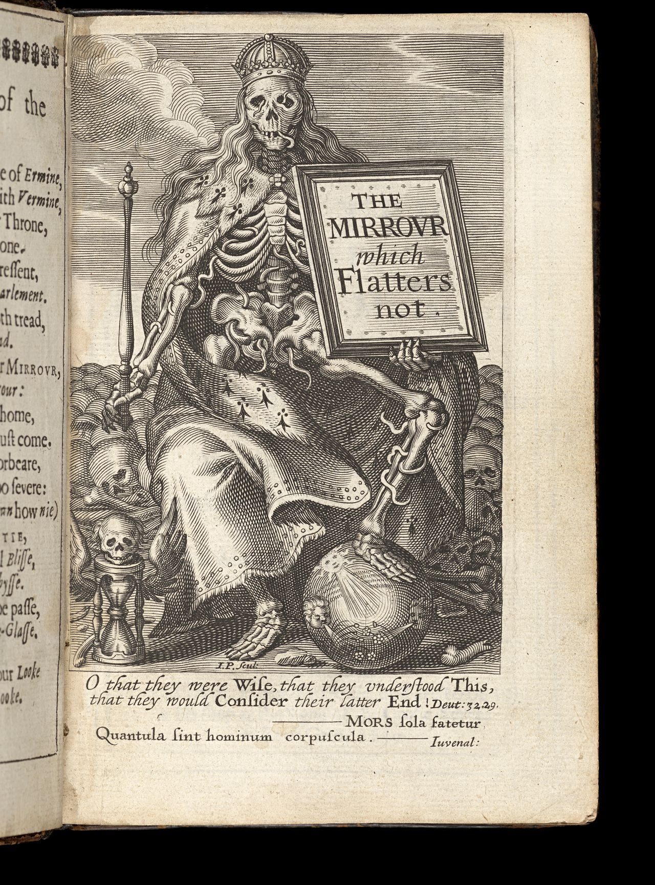 Jean Puget de La Serre, <em>The mirrour which flatters not: dedicated to their Maiesties of Great Britaine...</em>, translated by Thomas Cary, London, printed by E[lizabeth] P[urslowe] for R. Thrale, and are to be sold at his shop at the signe of the Crosse-Keyes, at Pauls Gate, 1639, State Library Victoria, Melbourne (RAREEMM 423/39)
